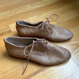 FRYE leather oxfords. BEYOND chic! Only worn once!